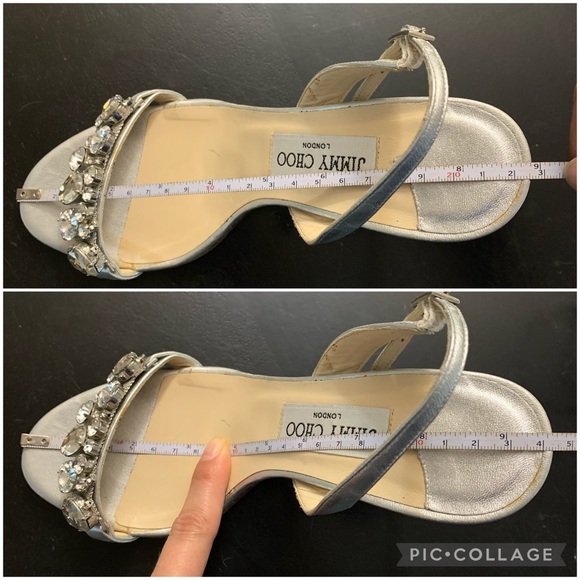 Jimmy Choo Lotus crystal embellished sandals 37 - Picture 15 of 16